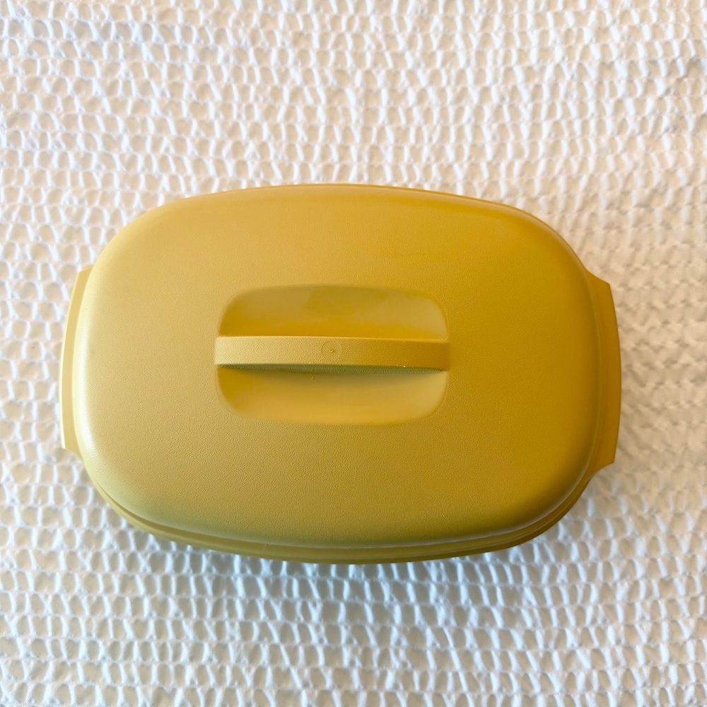 Vintage Tupperware 4pc Steamer Harvest Gold 1273